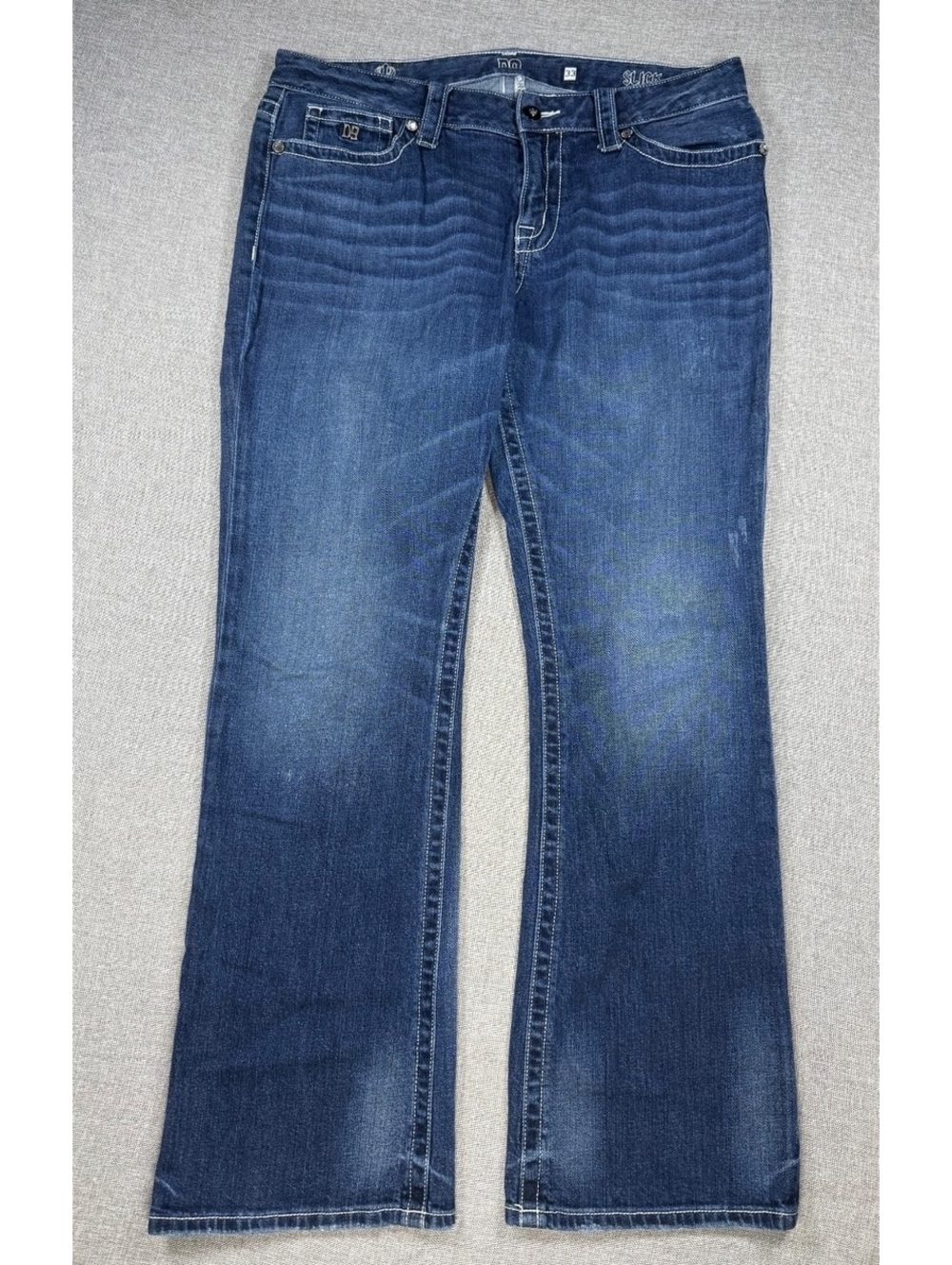 DG Blue Denim Bootcut Jeans Size 33